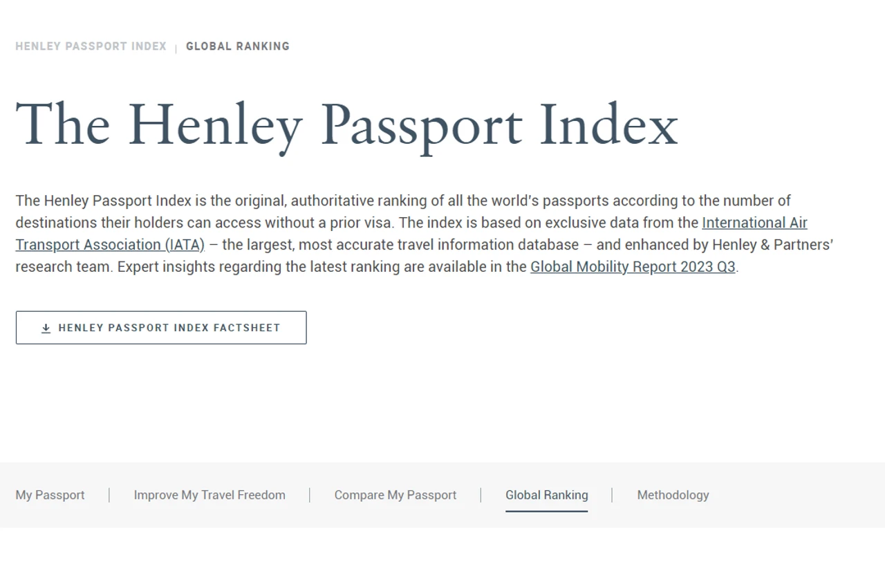 The Henley Passport Index